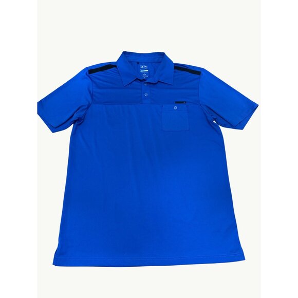 Adidas Puremotion CoolMax Golf Polo  Dark Blue Size Large Moisture Wicking MENS - Picture 2 of 8